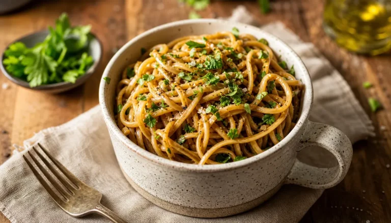 A vibrant bowl of Easy 20-min. Lo Mein Noodles tossed with fresh vegetables and savory sauce served as a quick and delicious weeknight dinner option.