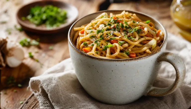A delicious bowl of homemade stir-fried noodles served in a ceramic dish serves as the perfect Better than takeout chow mein 🍜 for a quick and flavorful dinner.