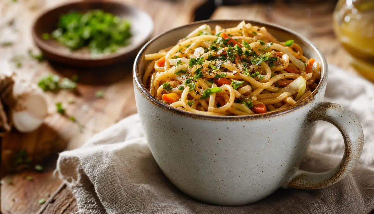 A delicious bowl of homemade stir-fried noodles served in a ceramic dish serves as the perfect Better than takeout chow mein 🍜 for a quick and flavorful dinner.